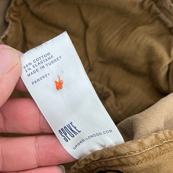 Spoke London Men’s chino's Pants in Khakis Sz 46 X 26 Office Business Casual - Picture 6 of 7